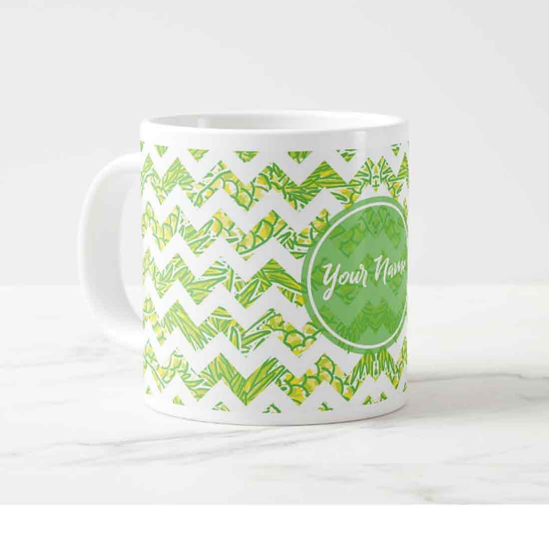 Custom Coffee Mug Tea Cups - Pinapple Strips - Image 2