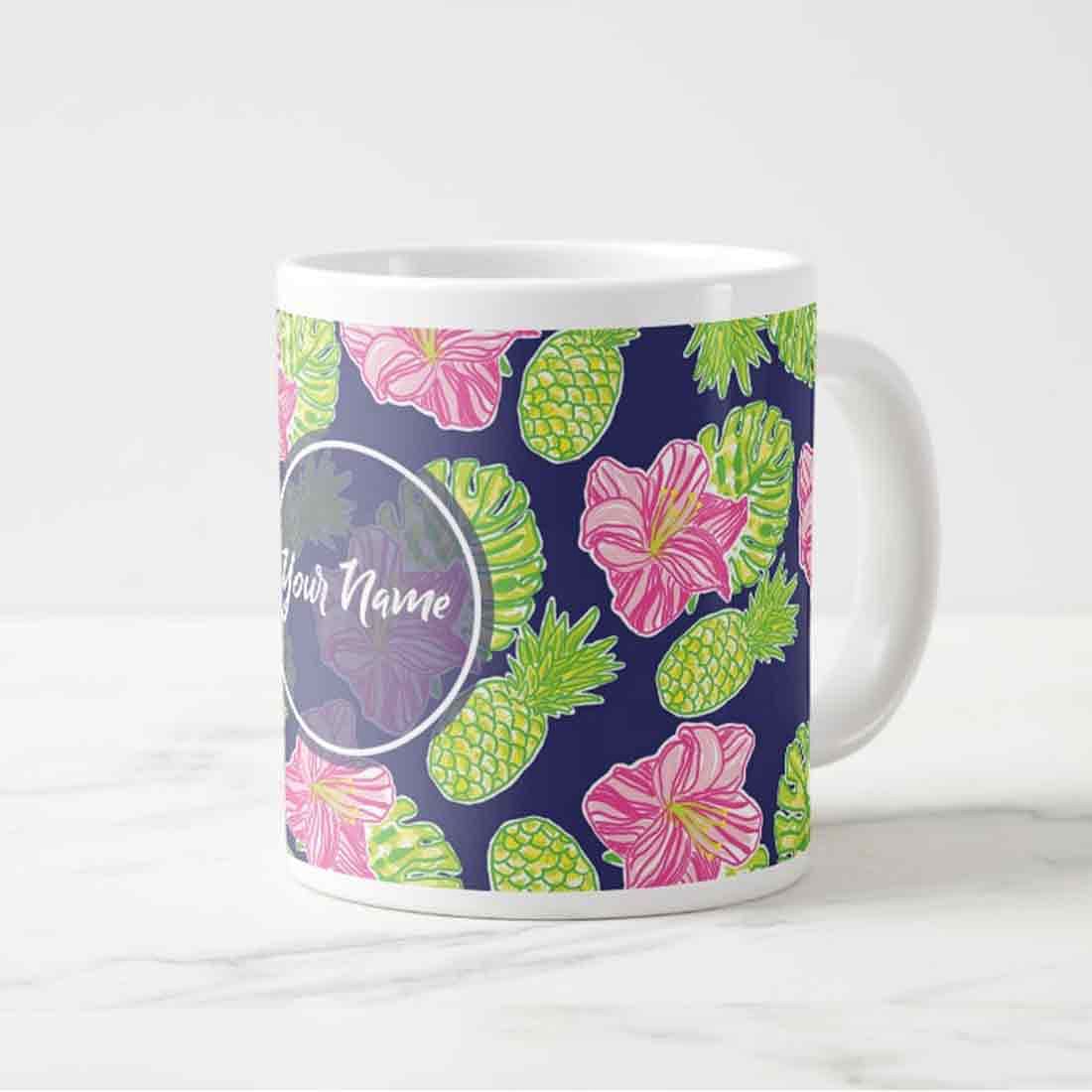 Personalised Photo Mug - Pineapple Leaves - Image 3