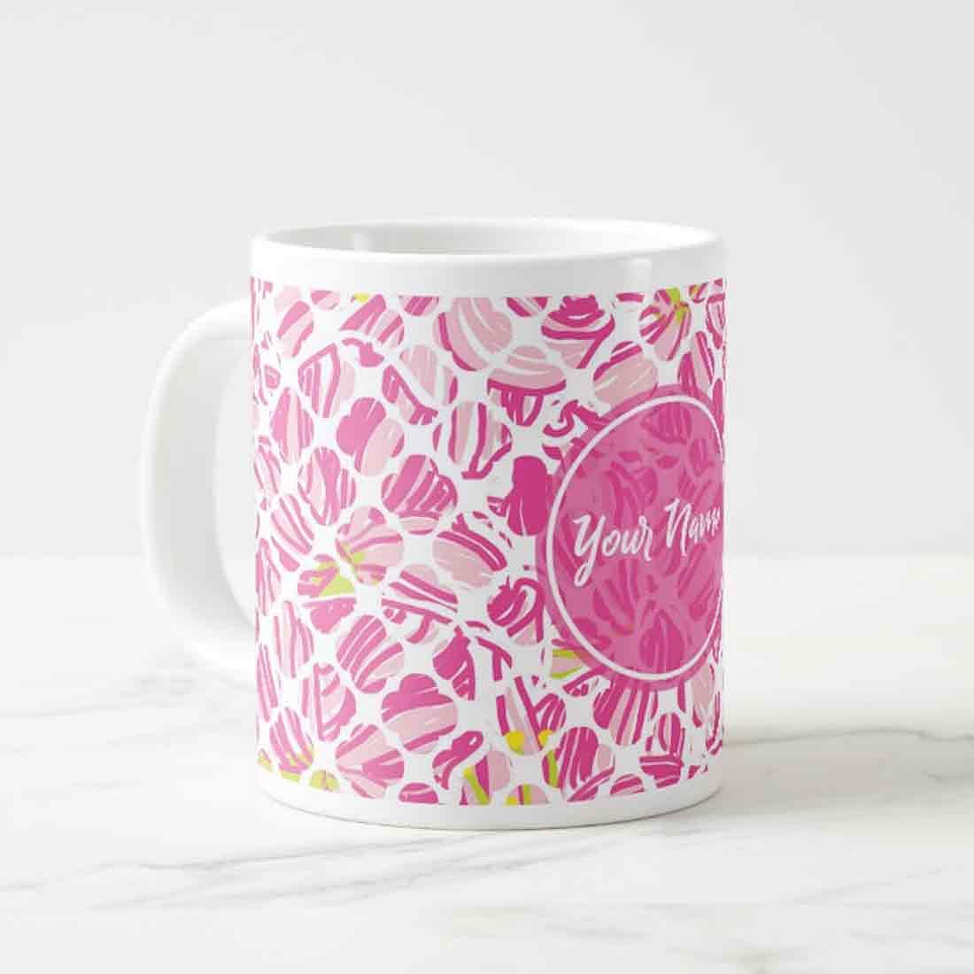 Photo Mug Printing Near Me - Pink Checks - Image 2