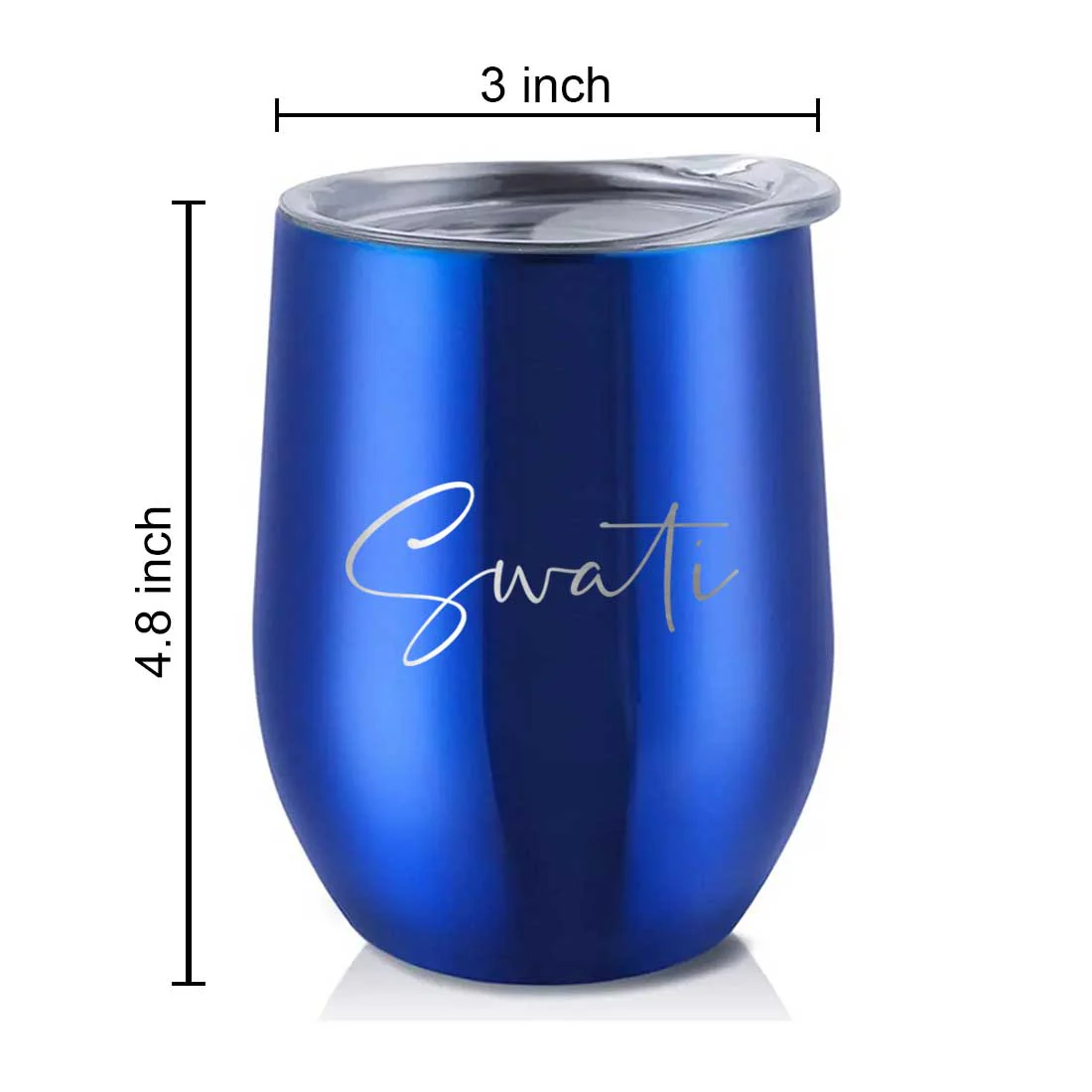 Engraved Personalized Stainless Steel Travel Coffee Mug With Lid - Your Name - Image 30
