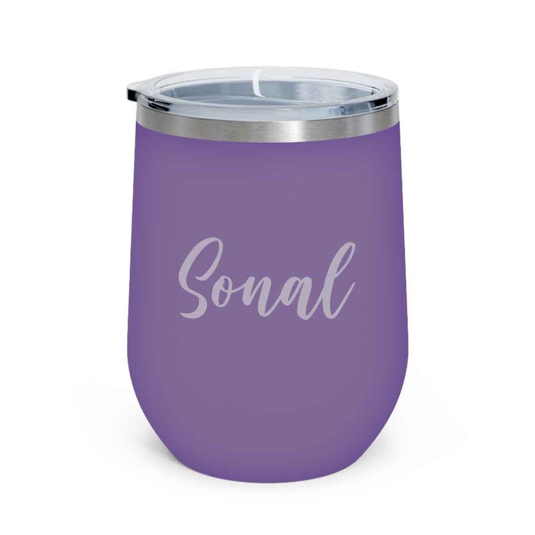 Personalised Coffee Travel Mug With Lid for Travelling Portable Cup for Car (350 ML) - Name - Image 2