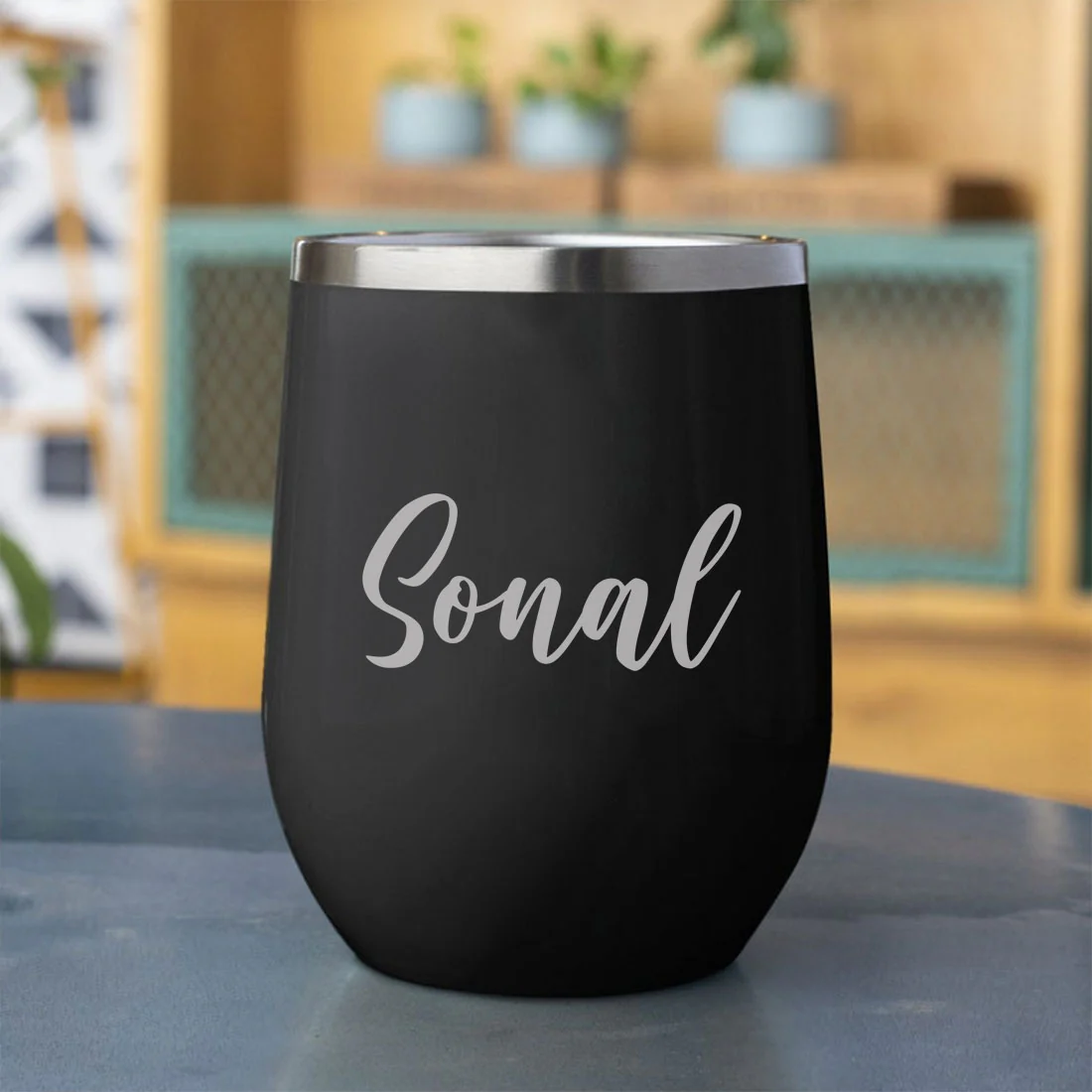 Personalised Coffee Travel Mug With Lid for Travelling Portable Cup for Car (350 ML) - Name - Image 5