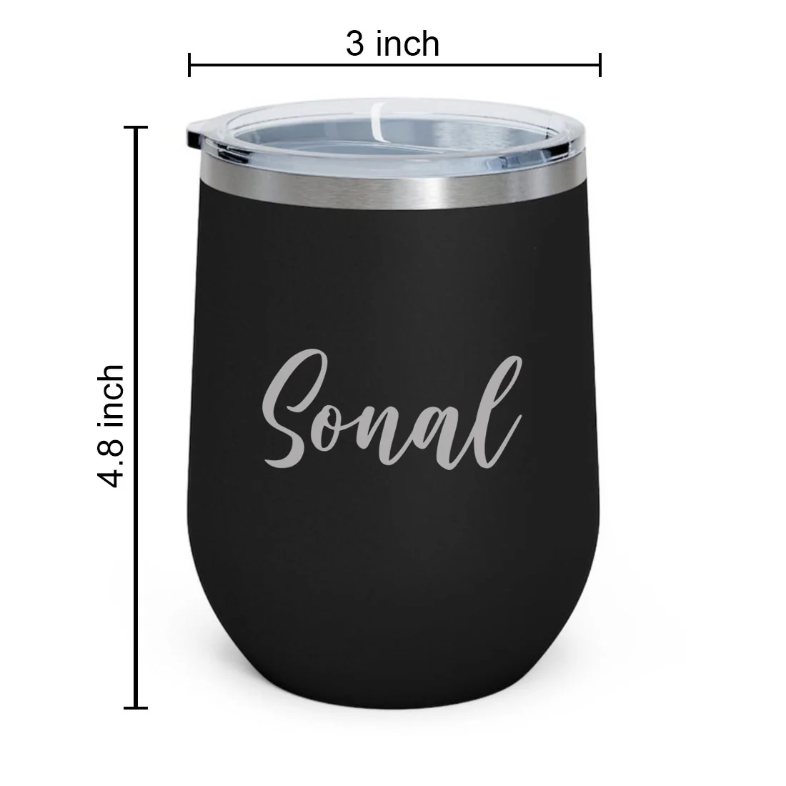 Personalised Coffee Travel Mug With Lid for Travelling Portable Cup for Car (350 ML) - Name - Image 9