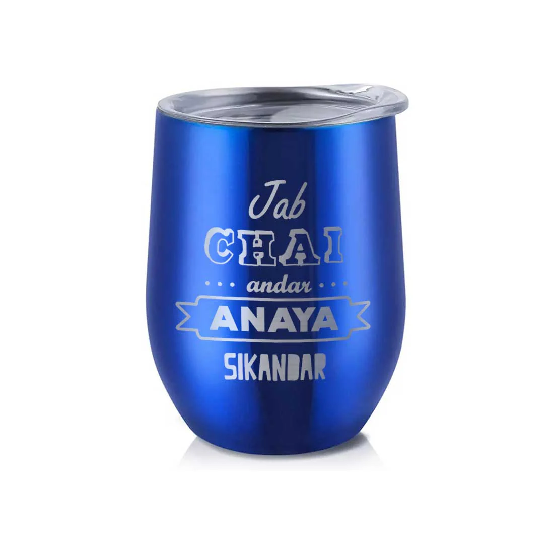 Customized insulated Coffee Tumbler for Travelling With Name Engraved (350 ML) - Chai - Image 27