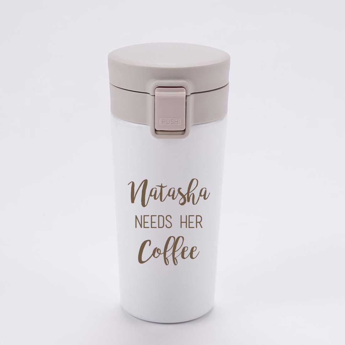 Customized Coffee Tumbler Insulated for Travelling Office Car Engraved Sipper Flask - Coffee Lover - Image 11