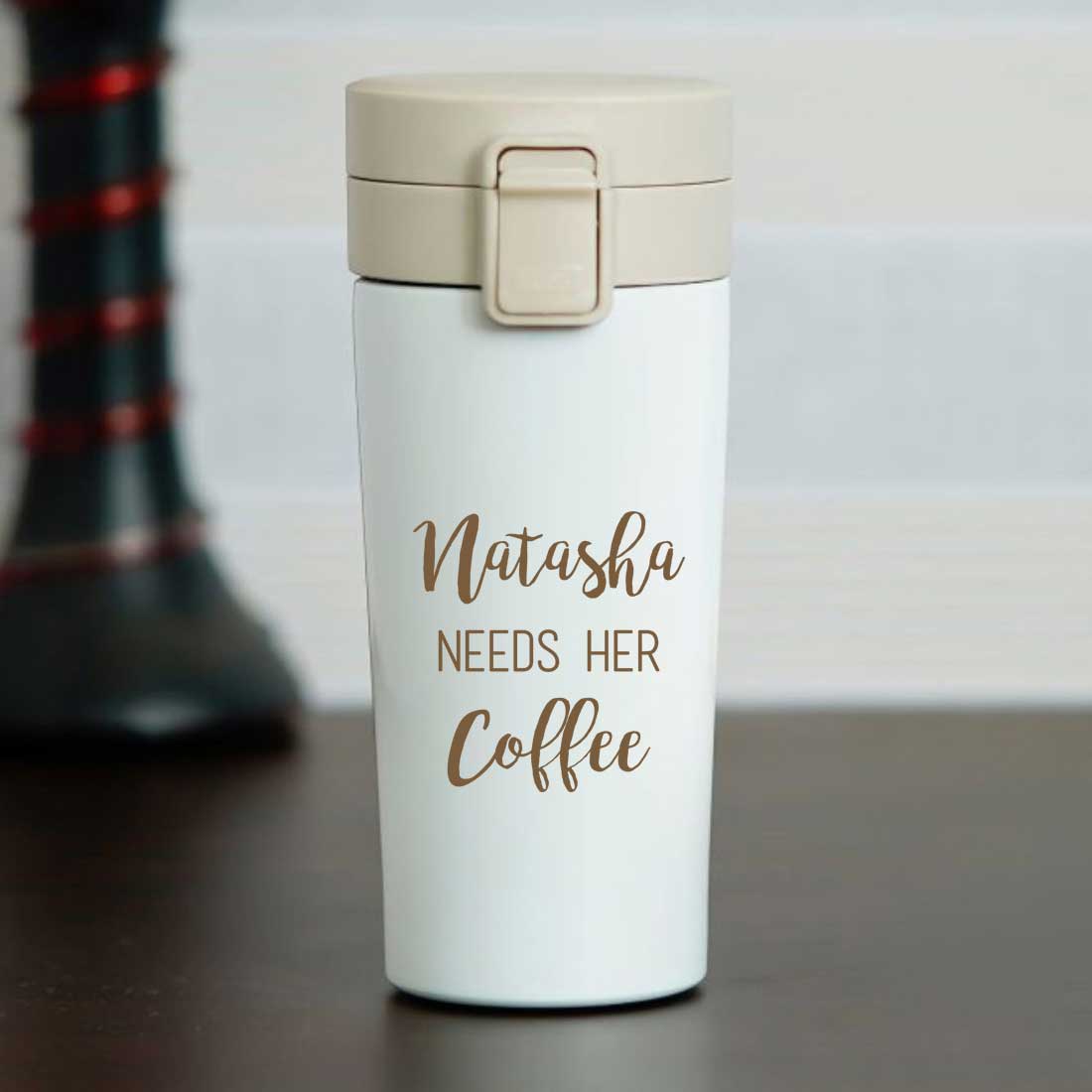 Customized Coffee Tumbler Insulated for Travelling Office Car Engraved Sipper Flask - Coffee Lover - Image 12
