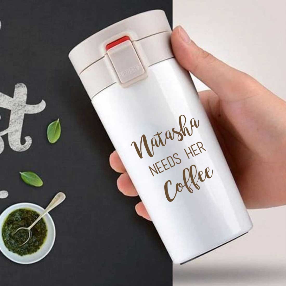 Customized Coffee Tumbler Insulated for Travelling Office Car Engraved Sipper Flask - Coffee Lover - Image 13