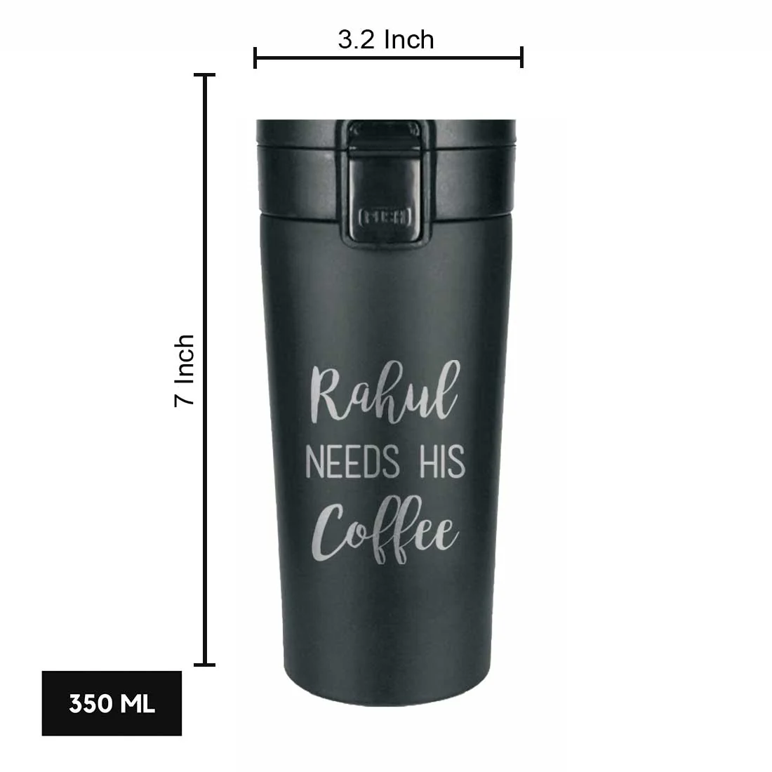 Customized Coffee Tumbler Insulated for Travelling Office Car Engraved Sipper Flask - Coffee Lover - Image 16