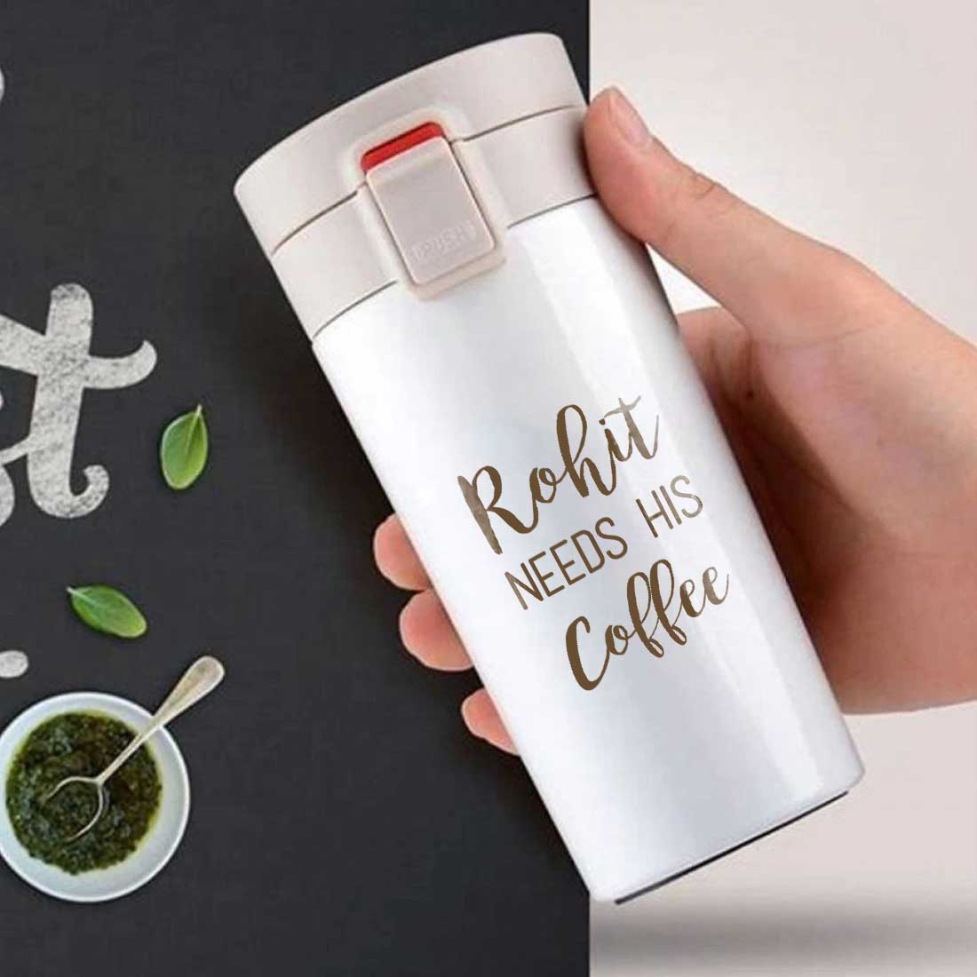 Customized Coffee Tumbler Insulated for Travelling Office Car Engraved Sipper Flask - Coffee Lover - Image 20