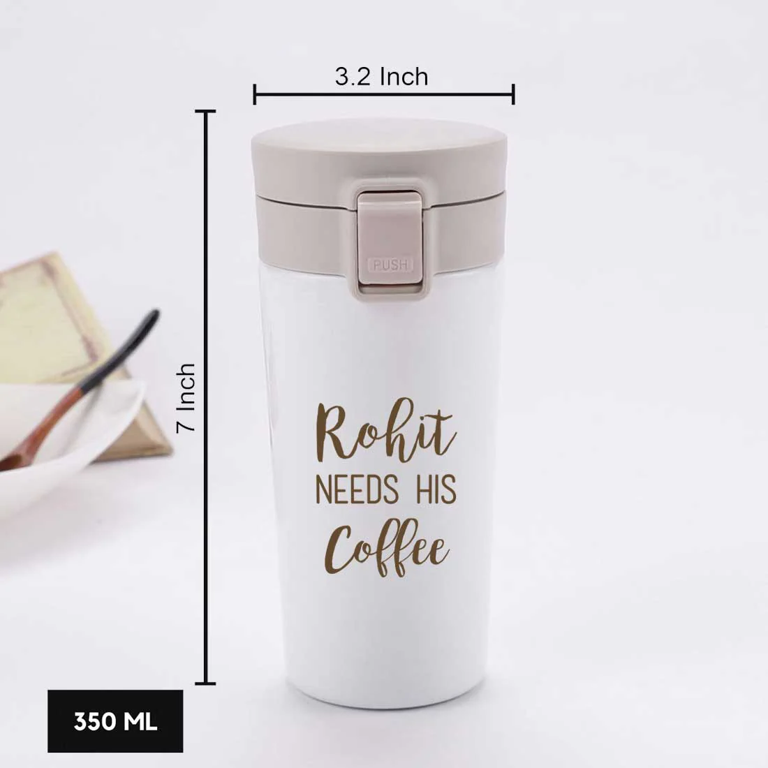 Customized Coffee Tumbler Insulated for Travelling Office Car Engraved Sipper Flask - Coffee Lover - Image 21