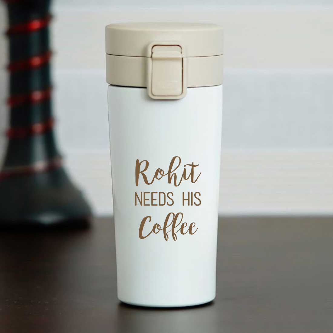 Customized Coffee Tumbler Insulated for Travelling Office Car Engraved Sipper Flask - Coffee Lover - Image 24