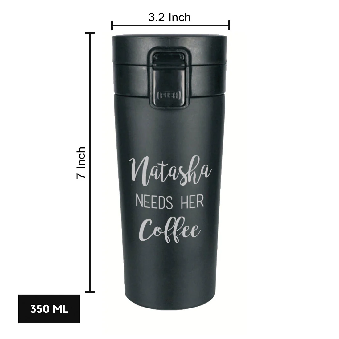 Customized Coffee Tumbler Insulated for Travelling Office Car Engraved Sipper Flask - Coffee Lover - Image 7