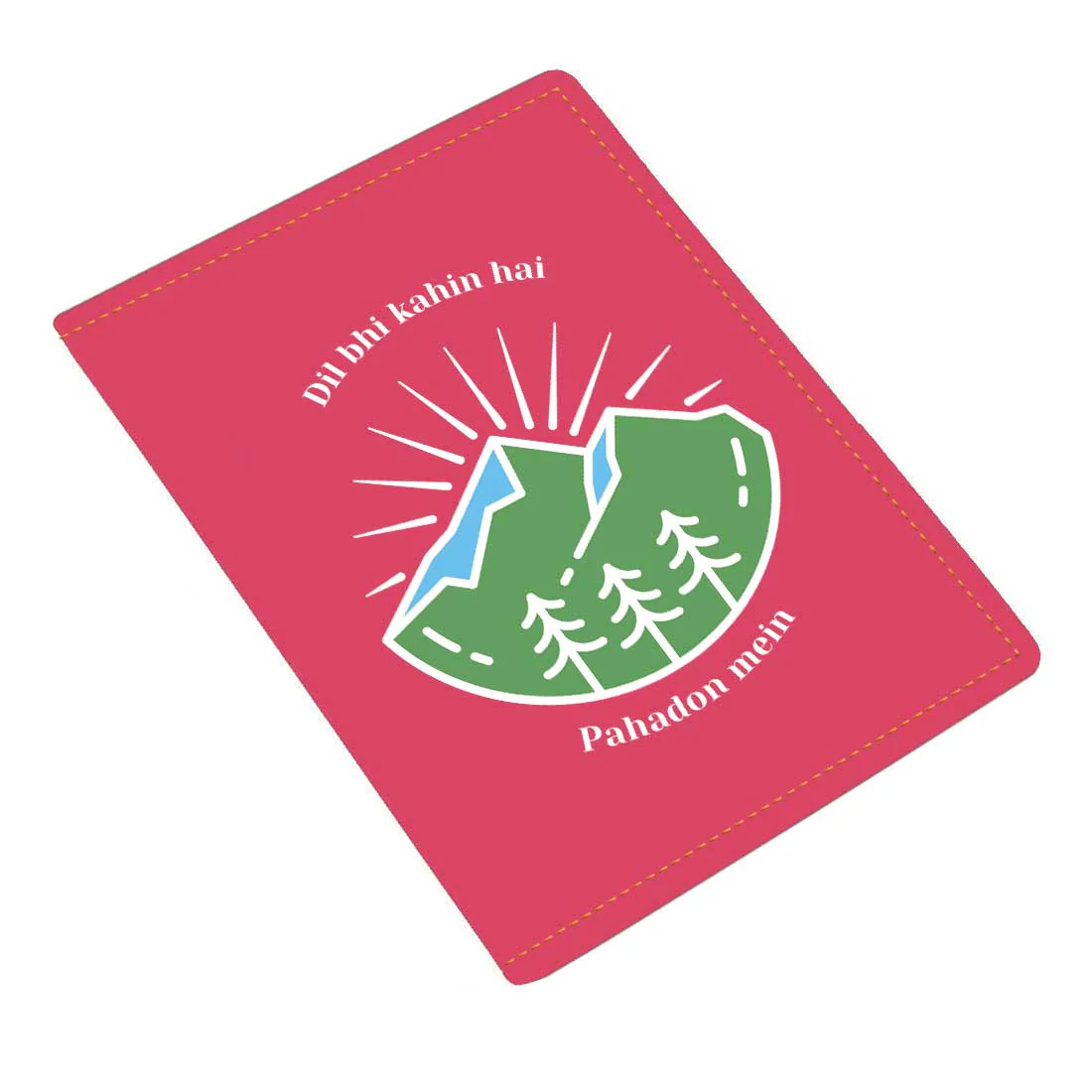 Cool Passport Holder Faux Leather Custom Covers for Passports - Pahadon Mein - Image 24