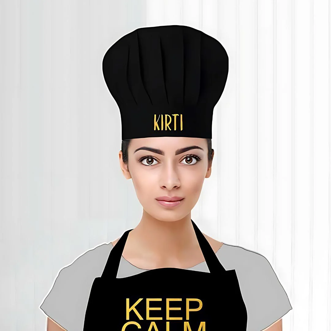 Personalized Aprons for Her Cooking With Name - Keep Calm - Image 3