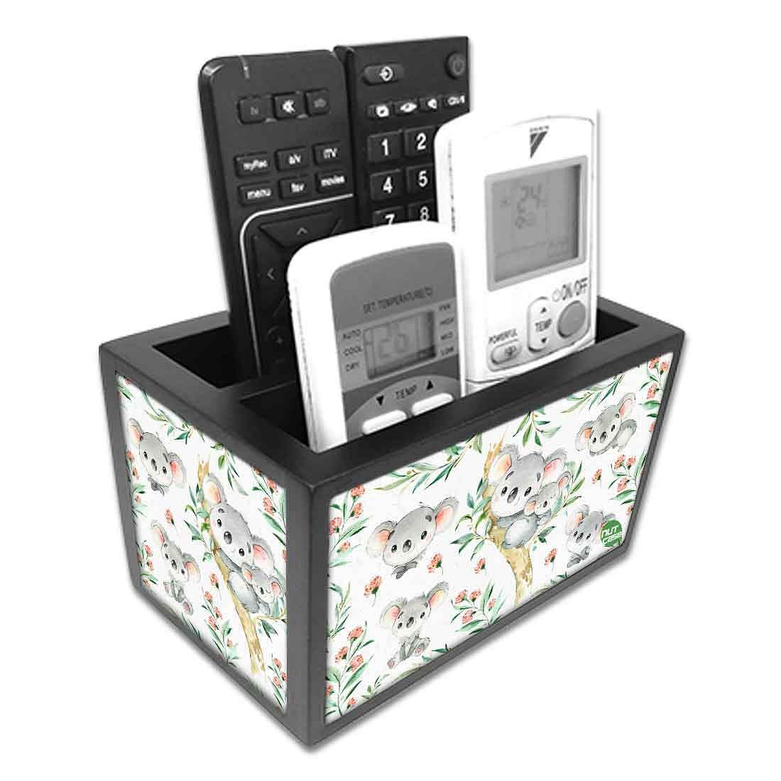 Nutcase Designer Wooden Remote Control Holder Stand Organizer Caddy for TV/AC Remote - Cute Koala - Image 8
