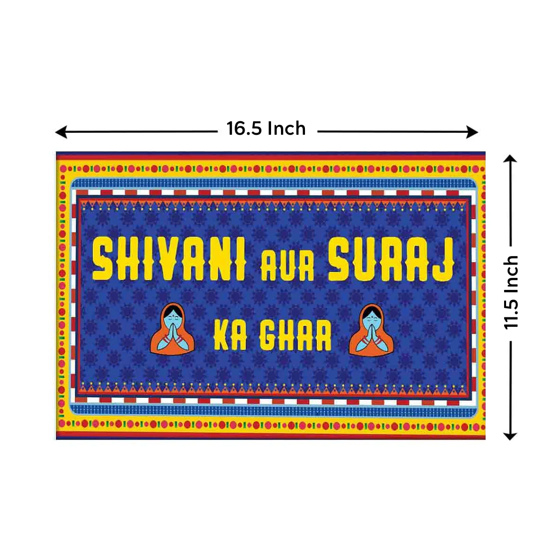 Name Plate Customized Creative Door Nameplate - Classic Frame - Image 7