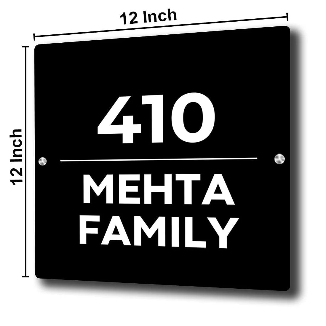 Door Name Plates for Home Personalized Flats Office Signboards - Acrylic - Image 3