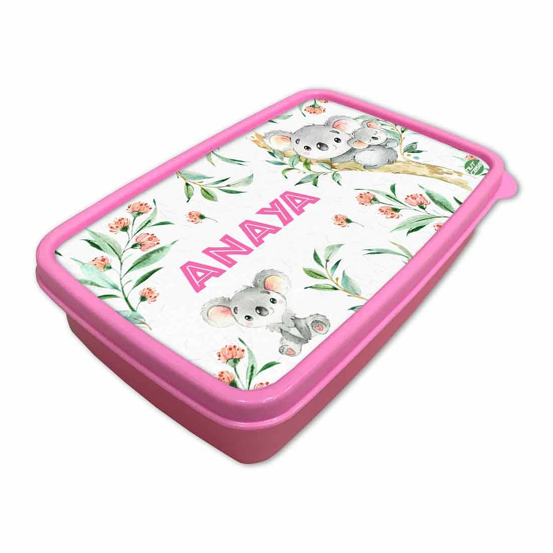 Personalized Lunch Box for Girls Ideal Return Gifts for Birthday - Cute Koala - Image 2