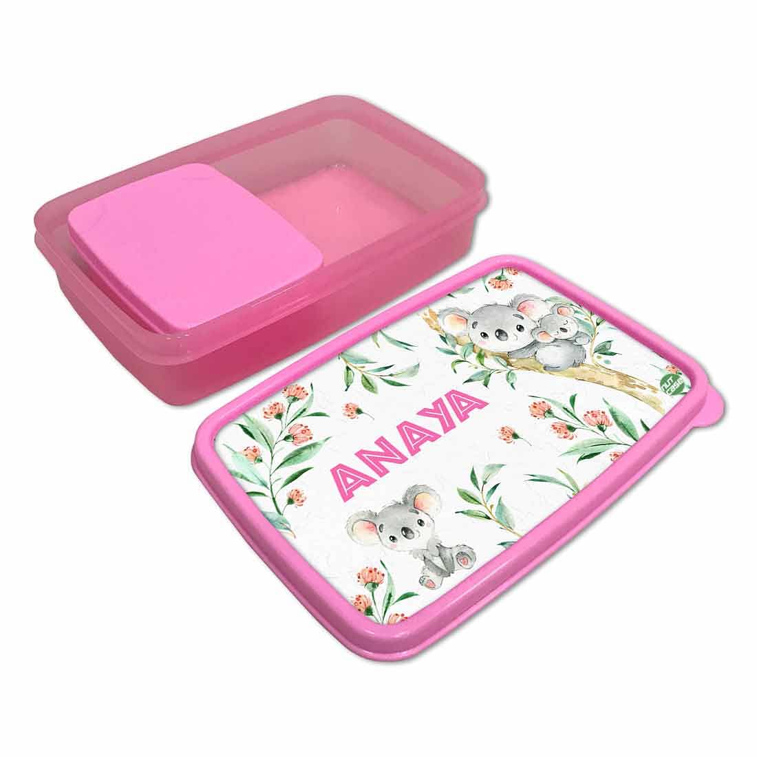 Personalized Lunch Box for Girls Ideal Return Gifts for Birthday - Cute Koala - Image 3