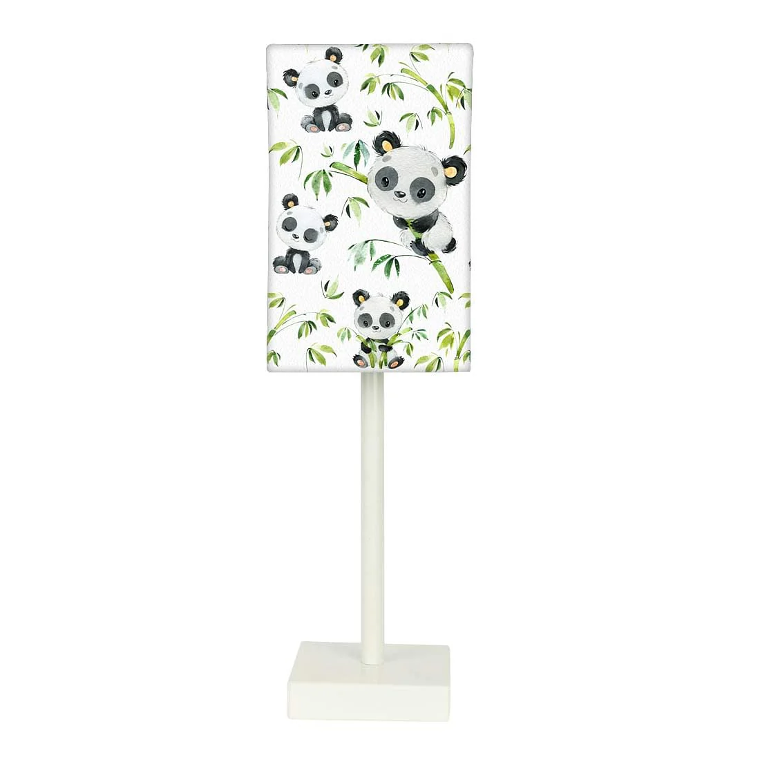 Nutcase Table Lamp for Living Room Bedroom Bedside Lamps with Fabric Shade - Cute Panda
