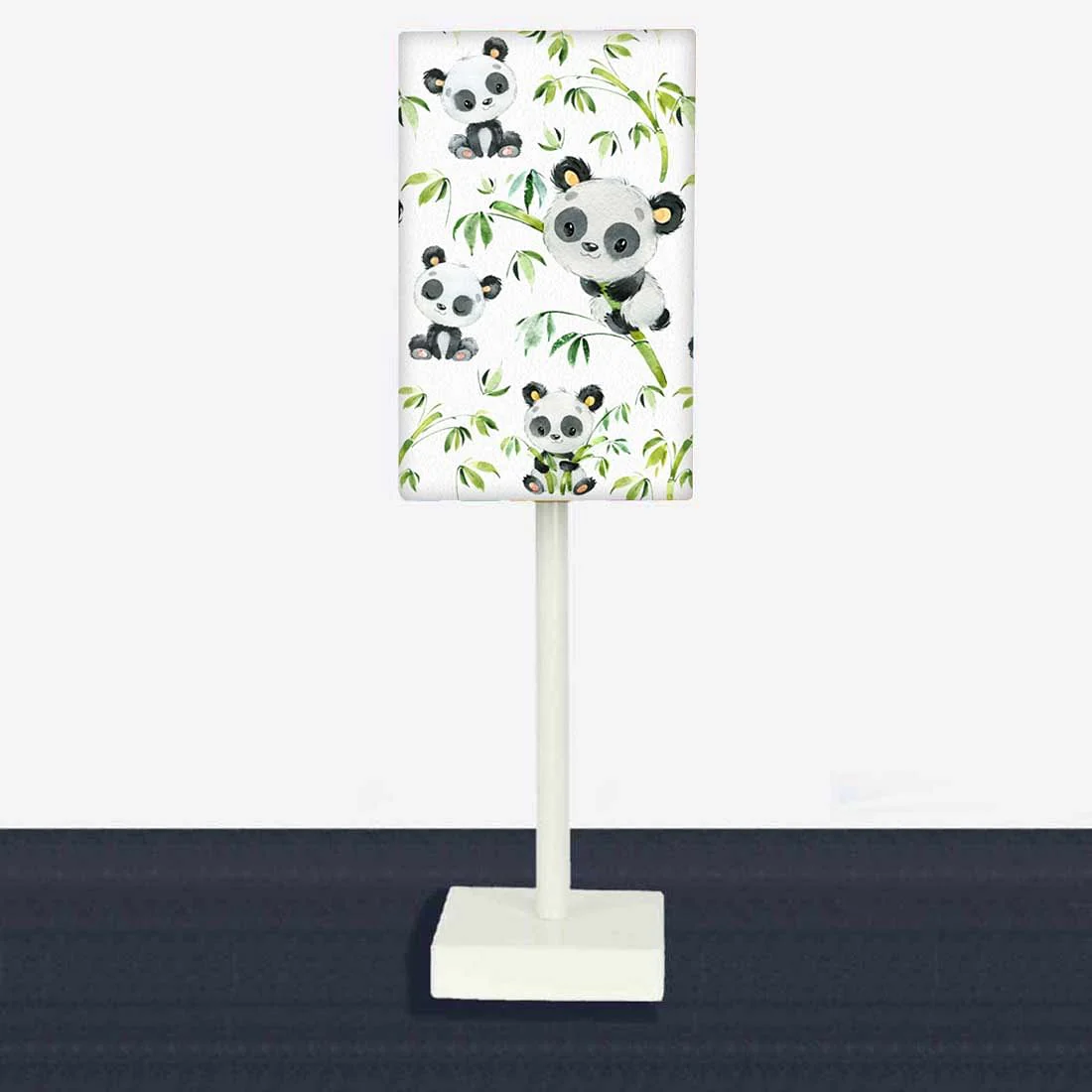 Nutcase Table Lamp for Living Room Bedroom Bedside Lamps with Fabric Shade - Cute Panda - Image 2