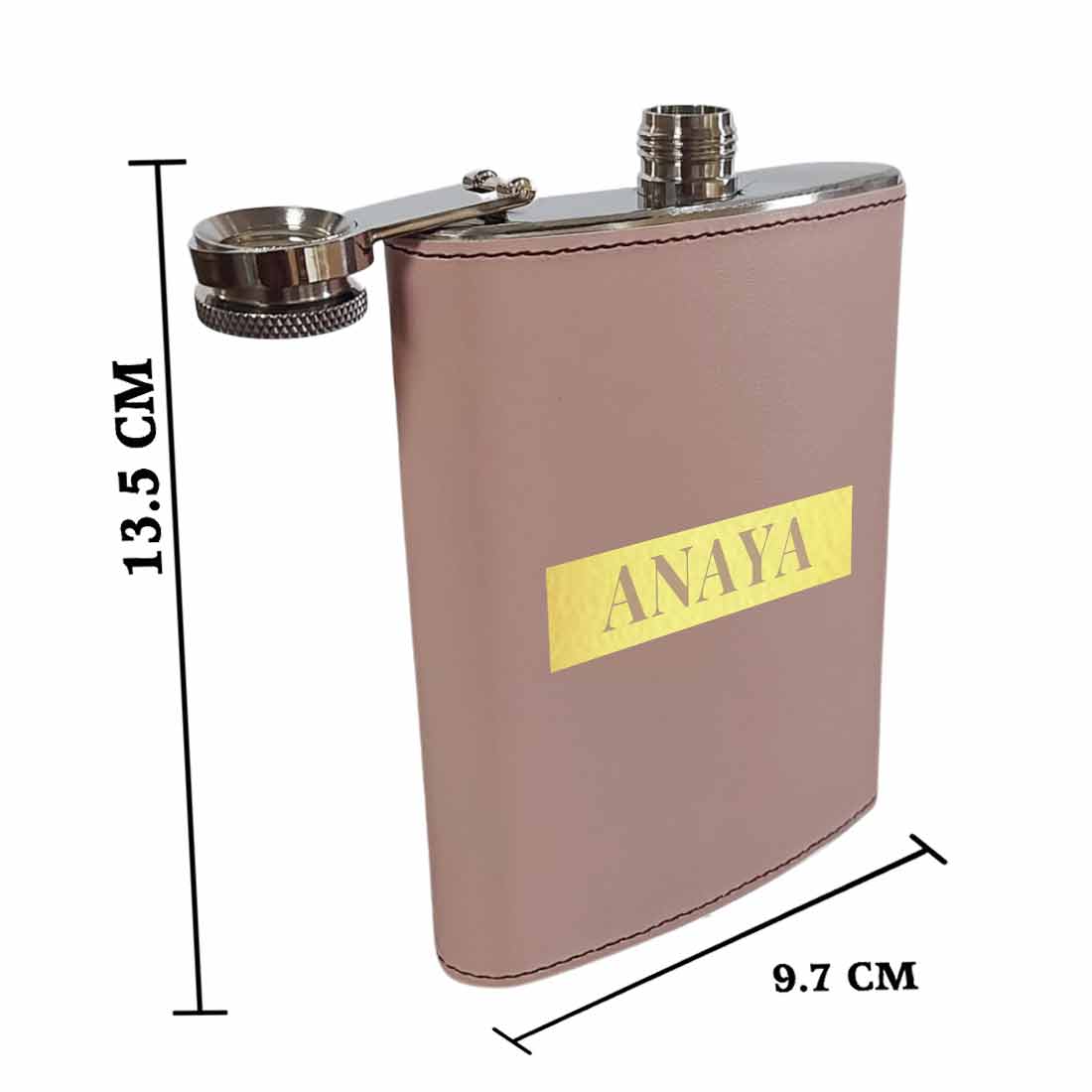 Customized Hip Flask With Name Leather Alcohol Flasks - Image 11