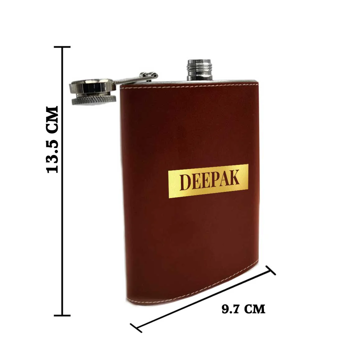 Customized Hip Flask With Name Leather Alcohol Flasks - Image 13
