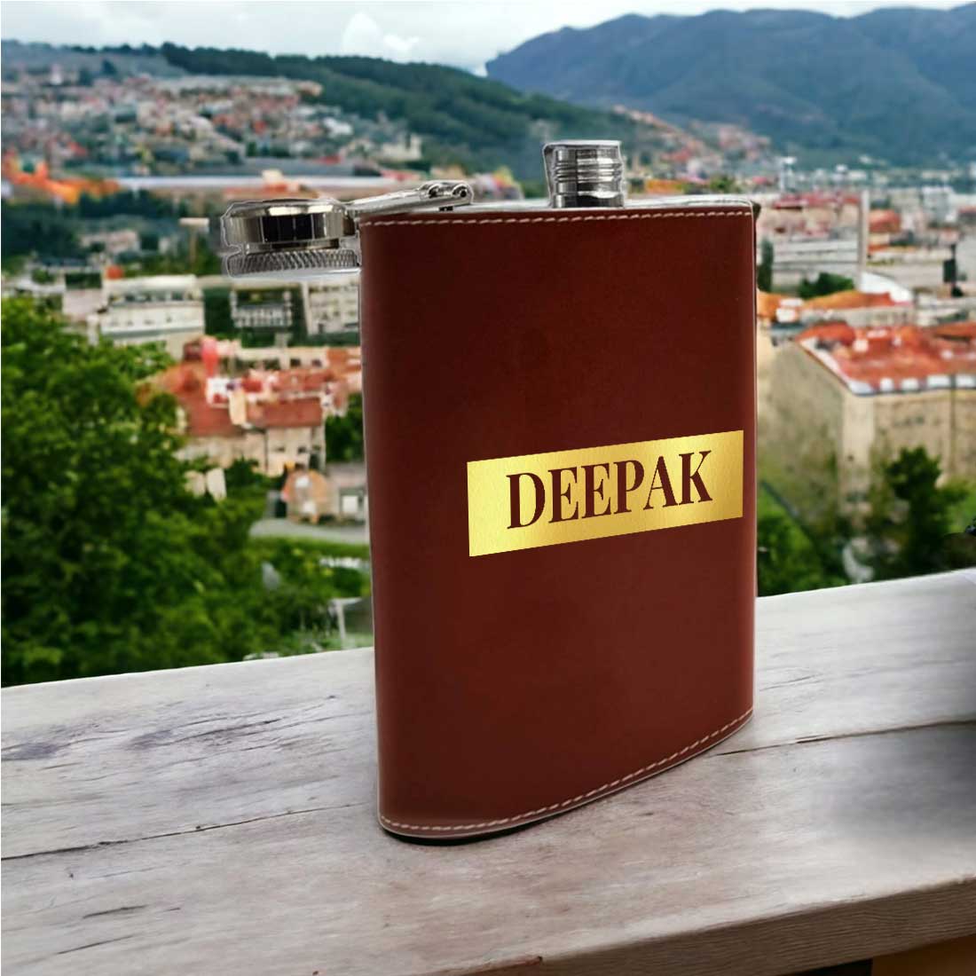Customized Hip Flask With Name Leather Alcohol Flasks - Image 14