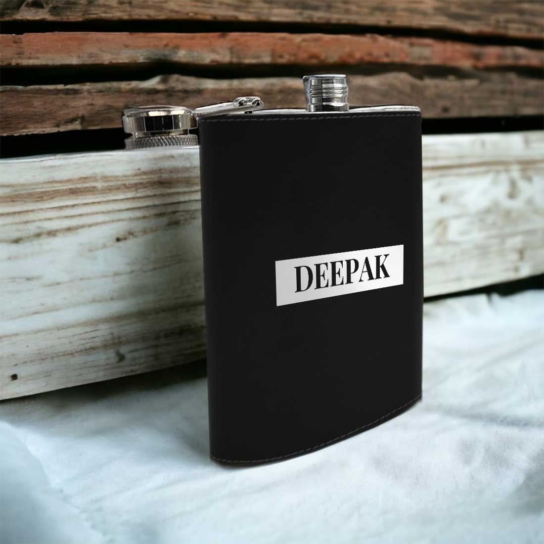 Customized Hip Flask With Name Leather Alcohol Flasks - Image 16