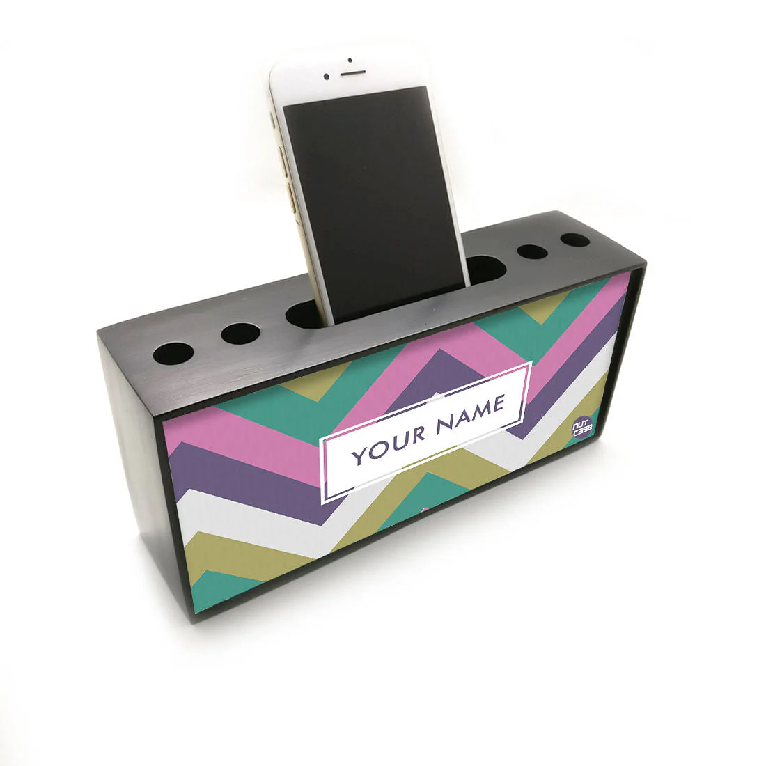 Customized Mobile Pen Stand Holder - Add Your Name - Image 2