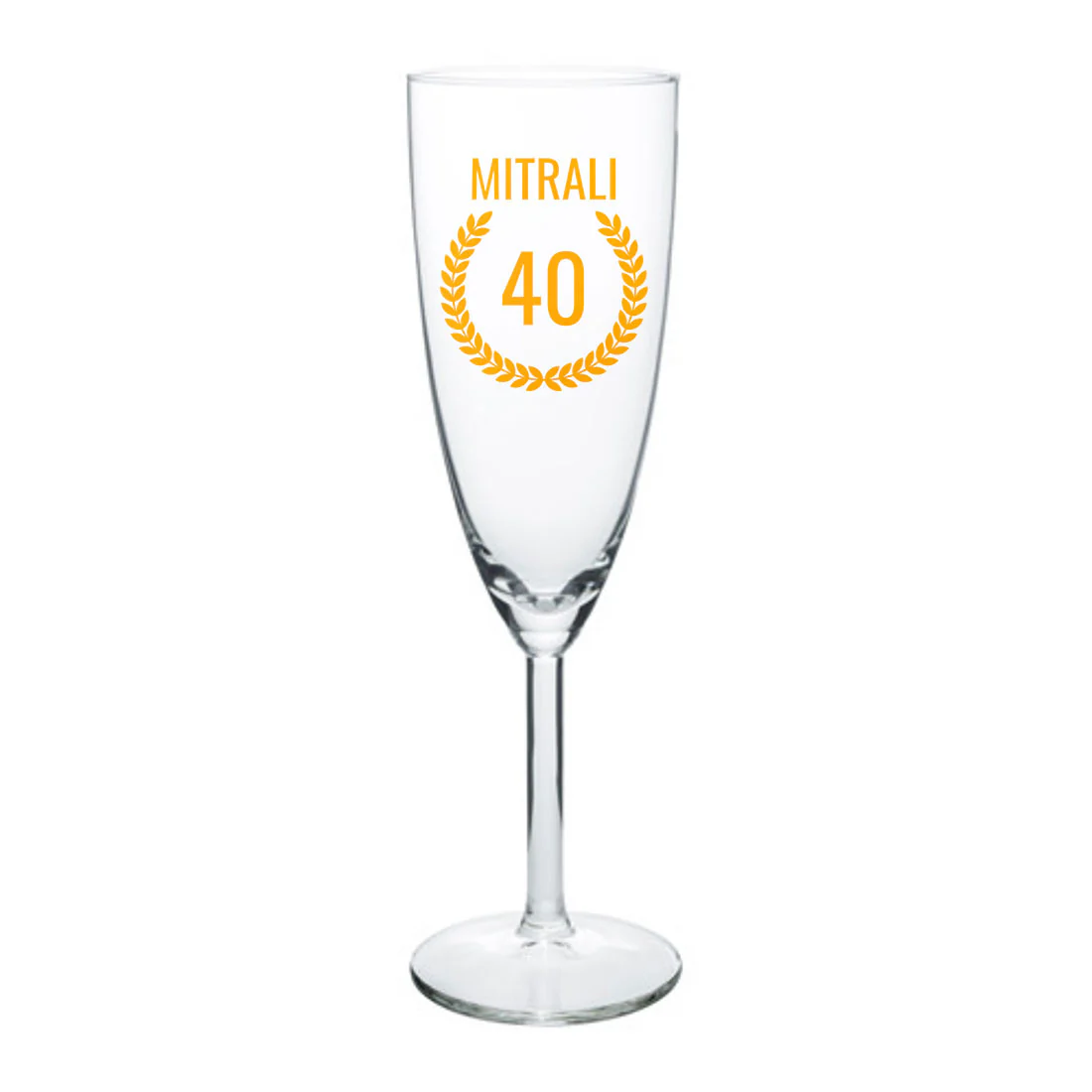 Custom Champagne Glass 40th Birthday Ideas For Women- Add Any Number - Image 4