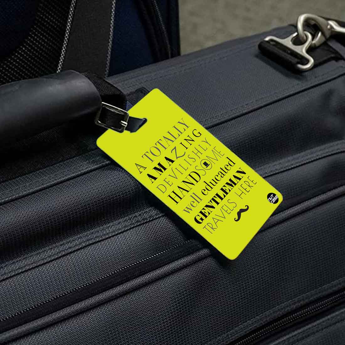 Customized Travel Luggage Tags with Your Name Set of 2 - Travels - Image 2