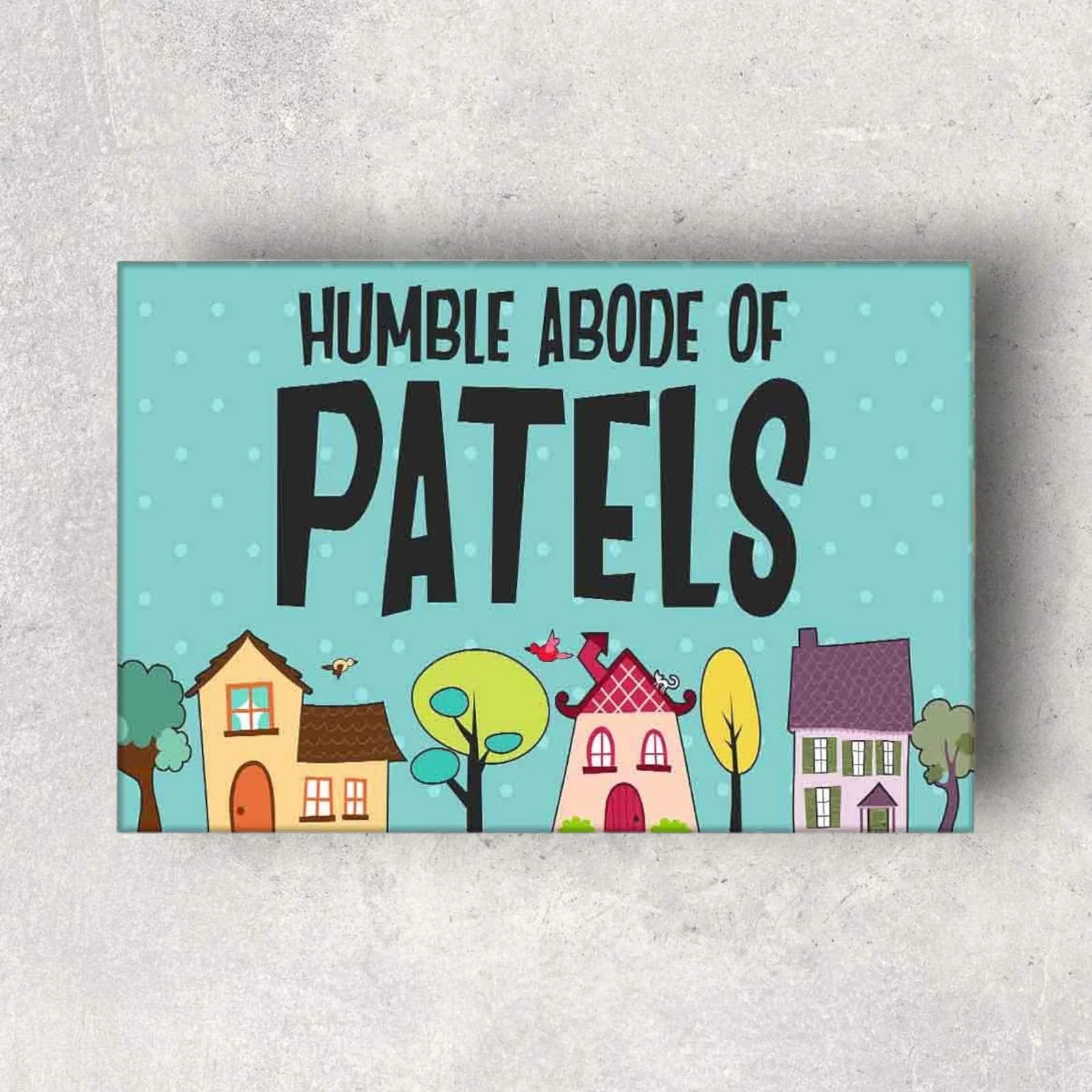 Personalized Name Plate for Home Outdoor - Sweet Home