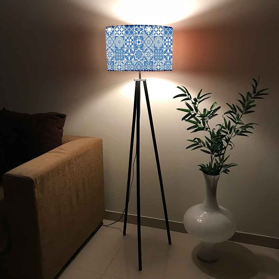 Metal Standing Floor Lamp Tripod Lights - Tiles of Seville - Image 2