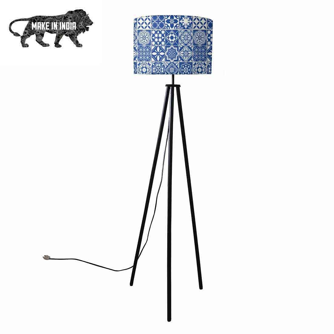 Metal Standing Floor Lamp Tripod Lights - Tiles of Seville - Image 6