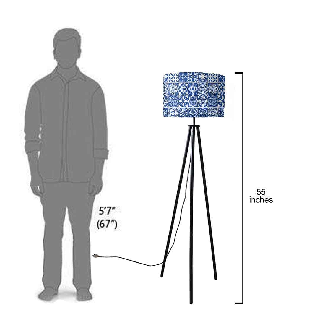 Metal Standing Floor Lamp Tripod Lights - Tiles of Seville - Image 7