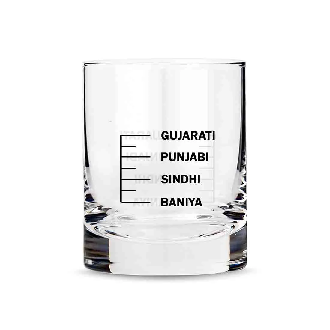 Whiskey Glasses Liquor Glass- Anniversary Birthday Gift Funny Gifts for Husband Bf - GUJARATI PUNJABI SINDHI BANIYA - Image 5