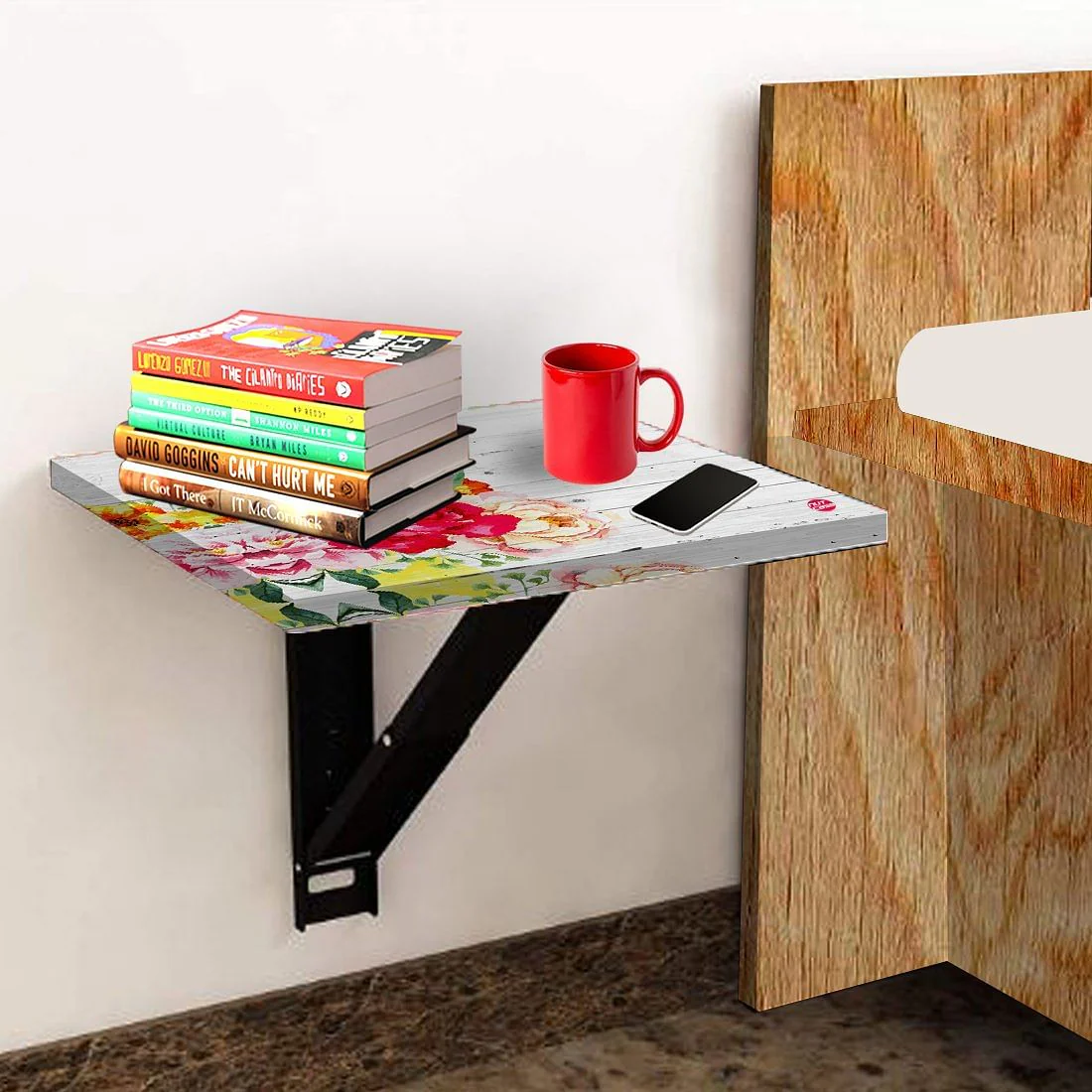 Fold Down Table - Vintage Flower - Image 3