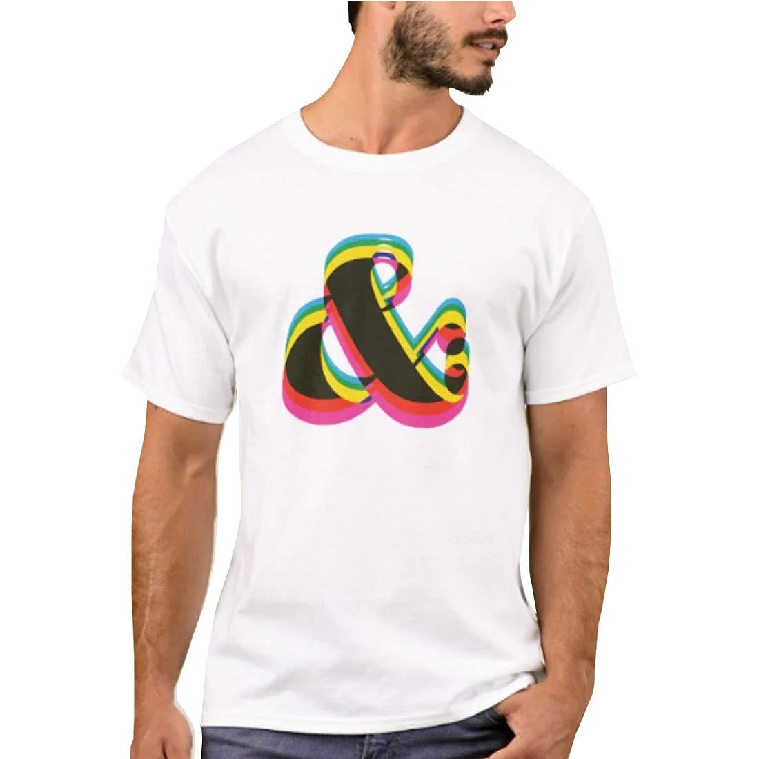 Nutcase Designer Round Neck Men's T-Shirt Wrinkle-Free Poly Cotton Tees - Amberstamp