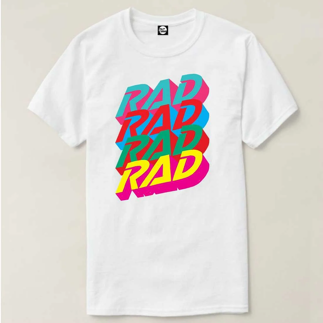 Nutcase Designer Round Neck Men's T-Shirt Wrinkle-Free Poly Cotton Tees - RAD - Image 4