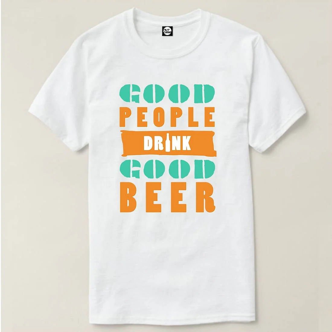 Nutcase Designer Round Neck Men's T-Shirt Wrinkle-Free Poly Cotton Tees - Beer People - Image 4