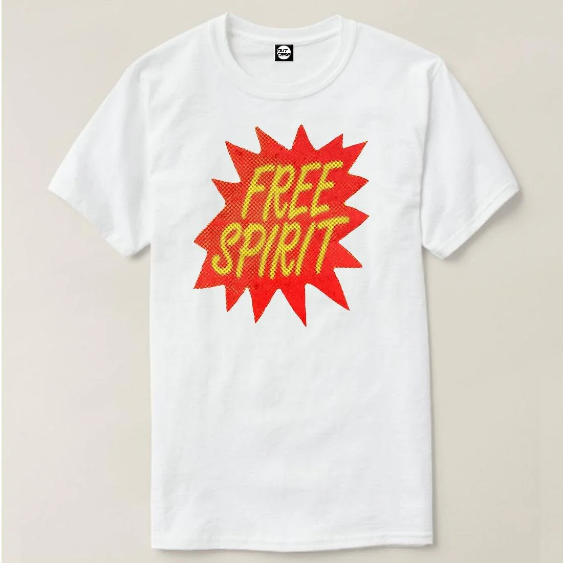 Nutcase Designer Round Neck Men's T-Shirt Wrinkle-Free Poly Cotton Tees - Free Spirit - Image 4