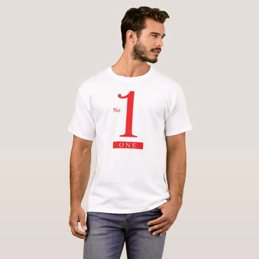 Nutcase Designer Round Neck Men's T-Shirt Wrinkle-Free Poly Cotton Tees - No One - Image 3