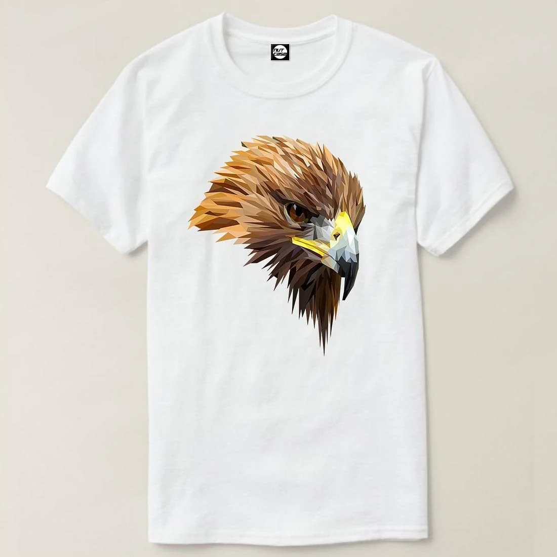 Nutcase Designer Round Neck Men's T-Shirt Wrinkle-Free Poly Cotton Tees - Eagle - Image 4