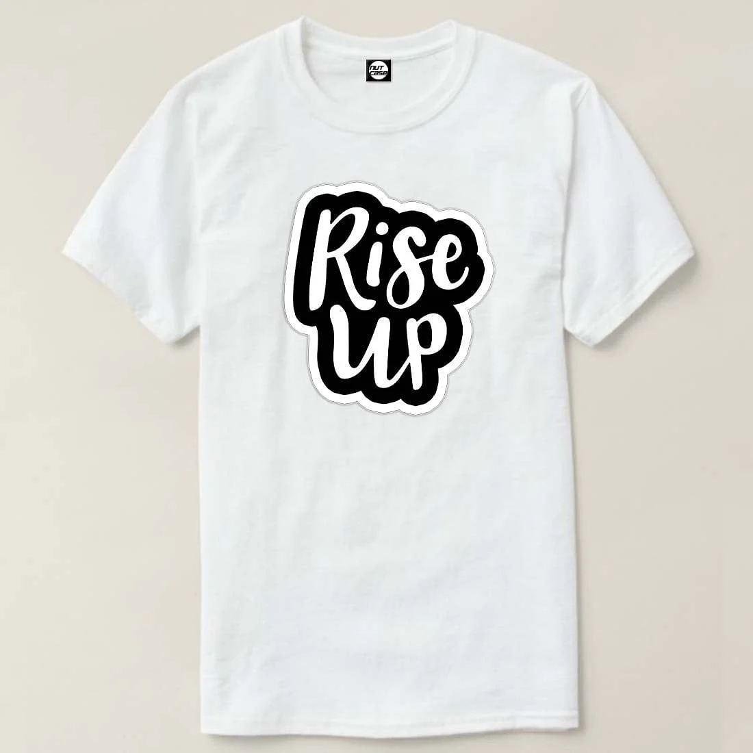 Nutcase Designer Round Neck Men's T-Shirt Wrinkle-Free Poly Cotton Tees - Rise Up - Image 4
