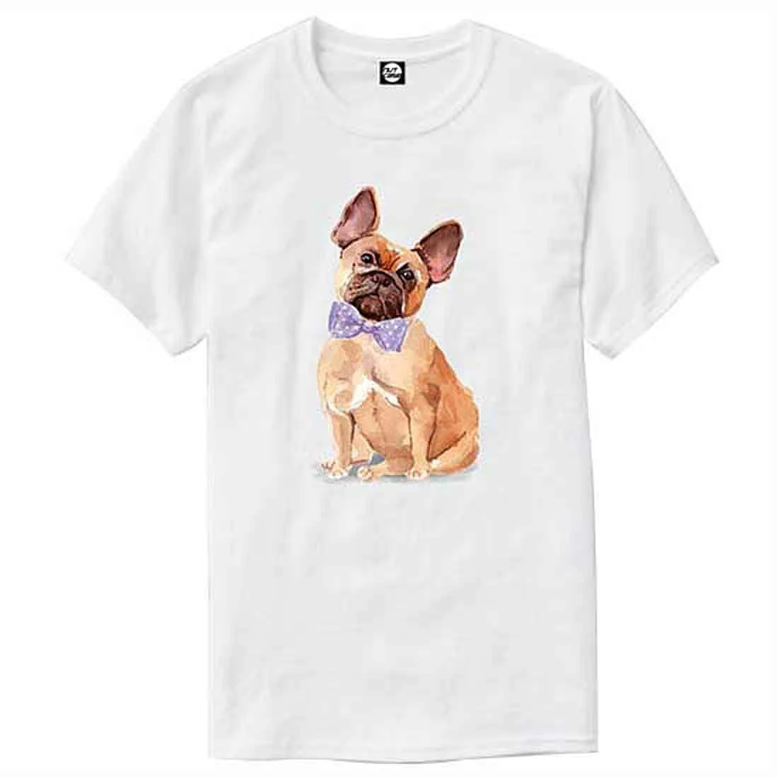 Nutcase Designer Round Neck Men's T-Shirt Wrinkle-Free Poly Cotton Tees - Sweet Dog - Image 4