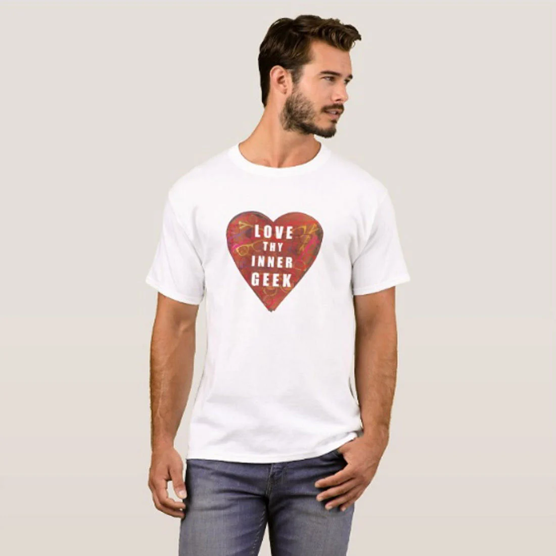 Nutcase Designer Round Neck Men's T-Shirt Wrinkle-Free Poly Cotton Tees - Hip Pitbull - Image 3