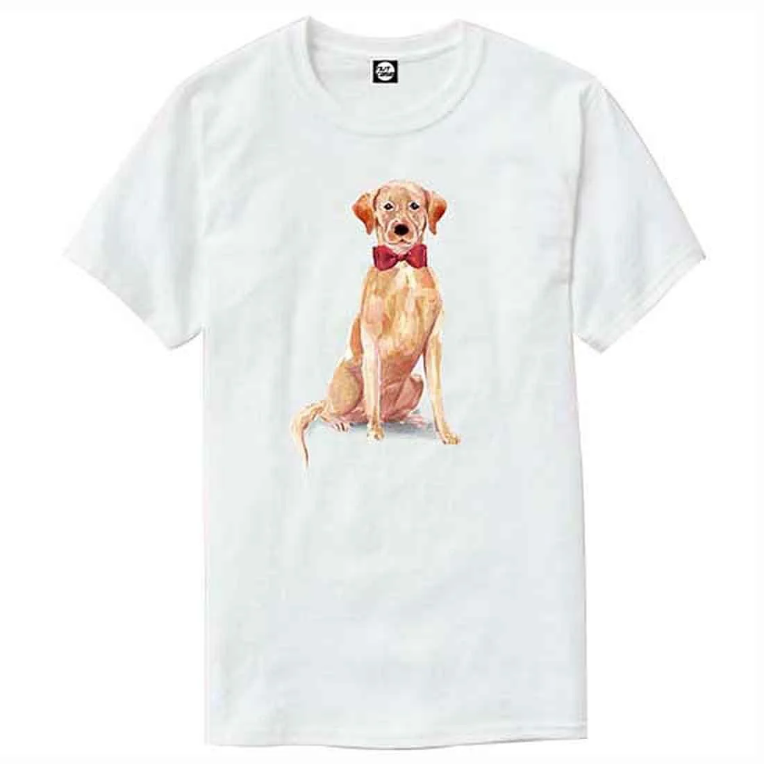 Nutcase Designer Round Neck Men's T-Shirt Wrinkle-Free Poly Cotton Tees - Loving Lab - Image 4
