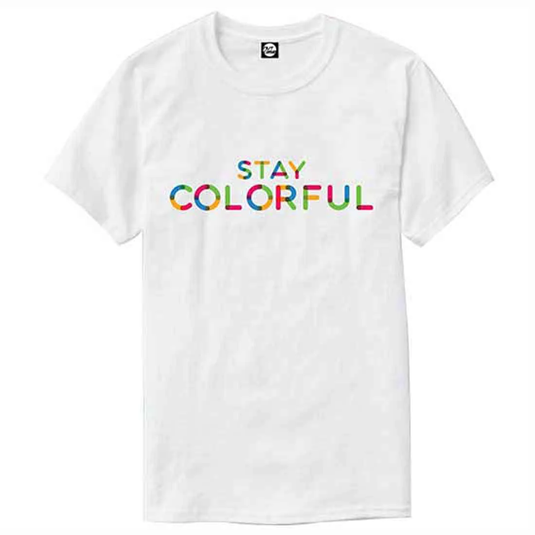 Nutcase Designer Round Neck Men's T-Shirt Wrinkle-Free Poly Cotton Tees - Stay Colorful - Image 4