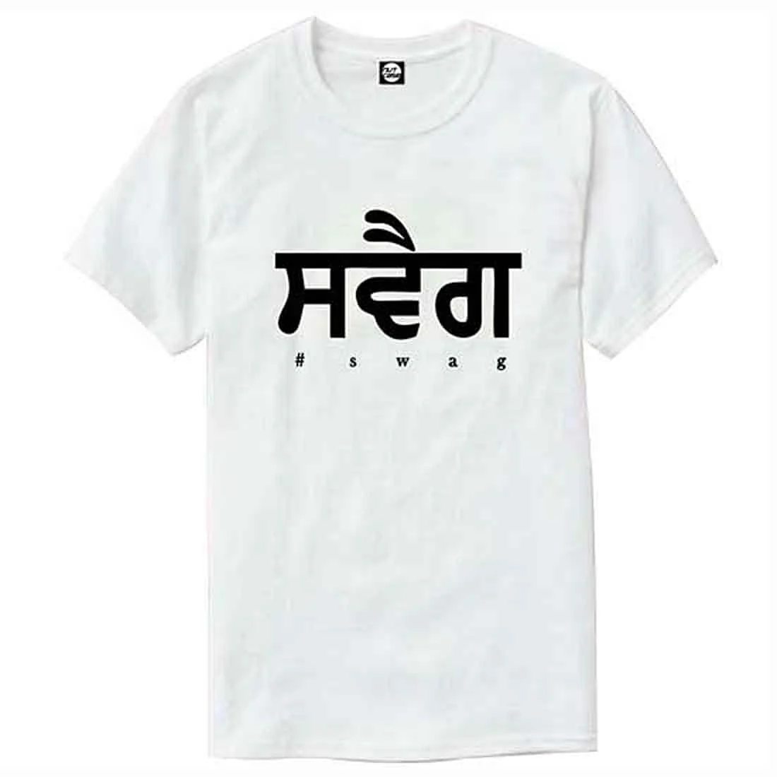 Nutcase Designer Round Neck Men's T-Shirt Wrinkle-Free Poly Cotton Tees - Swag - Image 4
